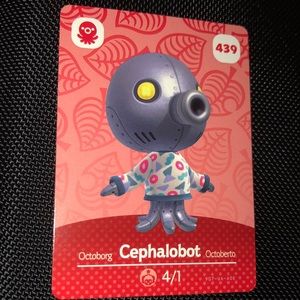 Animal Crossing amiibo - Cephalobot - card number 439